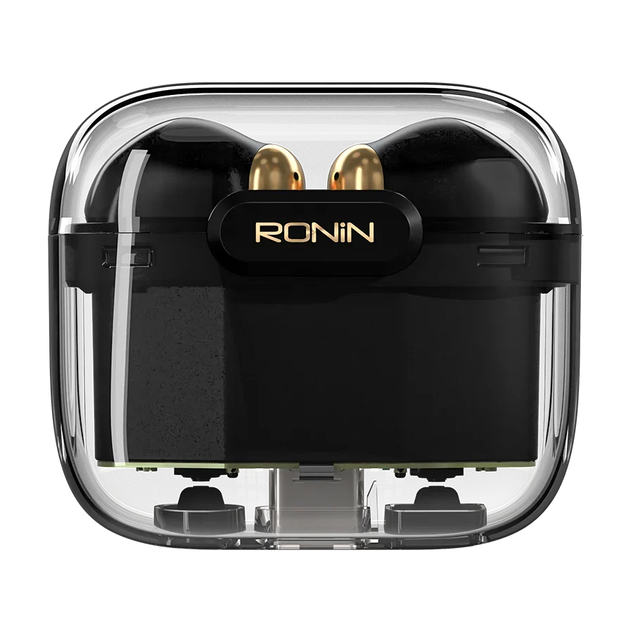 Ronin Snap Transparent Crystal Case Gaming Earbuds